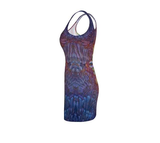 A SYMM FLOW BODYCON DRESS