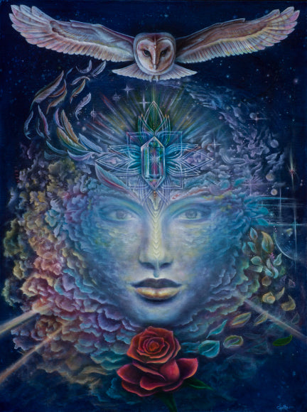 Earthshine - 11” x 17” - Pearl Linen Prints